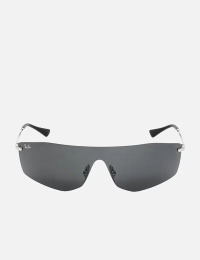 Ray Ban Alix Bio-based Sonnenbrillen Silber Fassung Grau Glas 01-41 In Silver