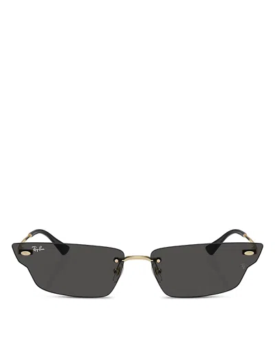 Ray Ban Ray-ban Anh Butterfly Sunglasses, 63mm In Light Gold