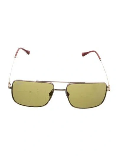 Pre-owned Ray Ban Ari Bio-based Aviator Sunglasses In Gold
