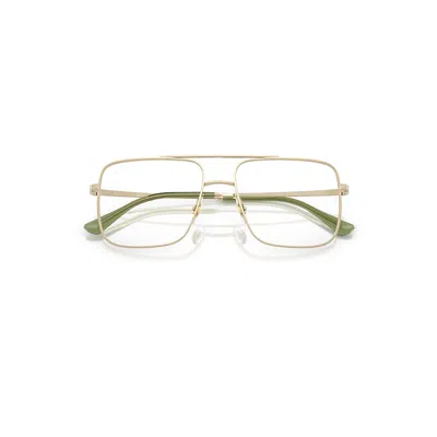 Ray Ban Ari Optics Eyeglasses Pale Gold Frame Clear Lenses Polarized 54-16