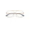 Ray Ban Ari Optics Eyeglasses Rose Gold Frame Clear Lenses Polarized 54-16 In Rose Gold