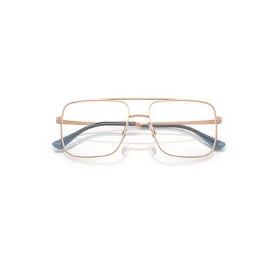 Ray Ban Ari Optics Eyeglasses Rose Gold Frame Clear Lenses Polarized 54-16