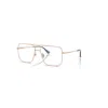Ray Ban Ari Optics  Rotgold Fassung Klar Glas Polarisiert 56-16 In Rotgold
