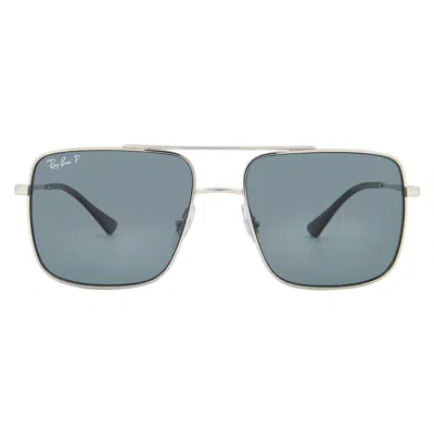 Ray Ban Ari Polarized Dark Grey Sport Unisex Sunglasses Rb3758 003/81 54 In Multi