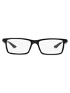 Ray Ban Rectangle-frame Glasses In Black