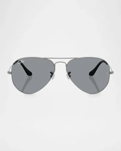 Ray Ban Aviator Classic 58mm Sunglasses In Gray