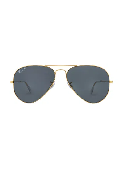 Ray Ban Old Aviator 62mm Oversize Sunglasses In Rose Gold