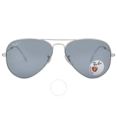 Ray Ban Aviator Classic Polarized Blue Unisex Sunglasses Rb3025 003/02 58