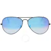 Ray Ban Aviator Flash Lenses Blue Gradient Unisex Sunglasses Rb3025 002/4o 62 In Blue