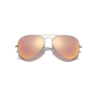 Ray Ban Aviator Flash Lenses Sunglasses In 019/z2
