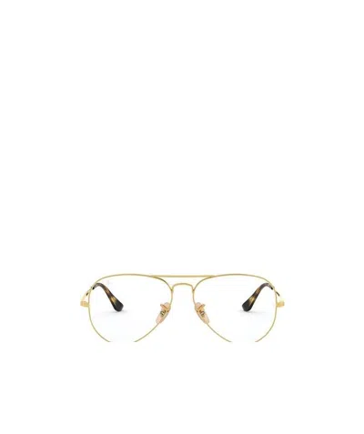 Ray Ban Ray-ban Aviator Frame Glasses In White