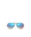 Ray Ban Ray-ban Aviator Frame Sunglasses In Blue
