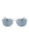 Ray Ban Aviator-frame Sunglasses In Silver