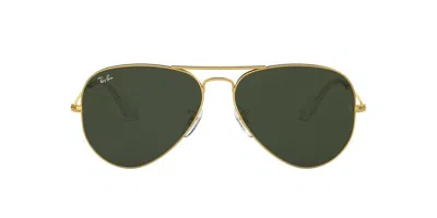 Ray Ban Aviator Frame Sunglasses In W3234
