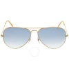Ray Ban Aviator Gradient Light Blue Gradient Unisex Sunglasses Rb3025 001/3f 62 In Blue