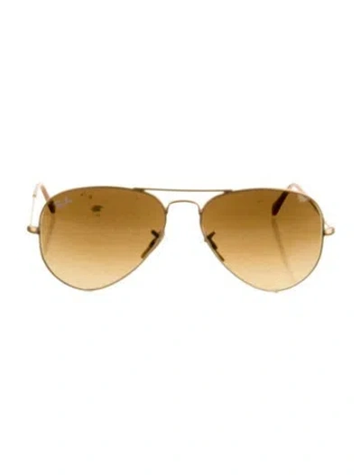 Pre-owned Ray Ban Aviator Gradient Sunglasses