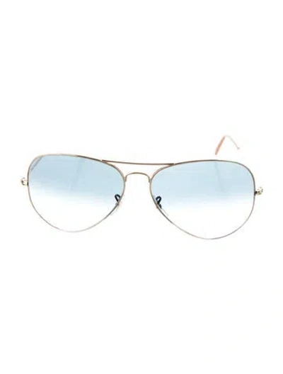 Pre-owned Ray Ban Aviator Gradient Sunglasses