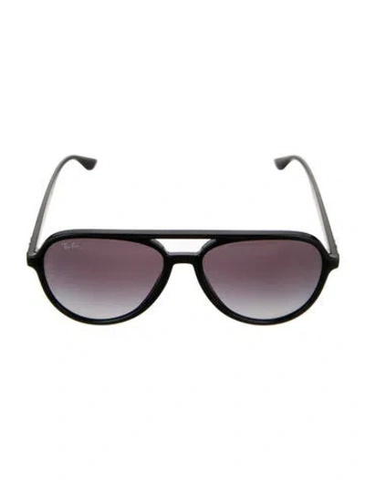 Pre-owned Ray Ban Aviator Gradient Sunglasses In Blue