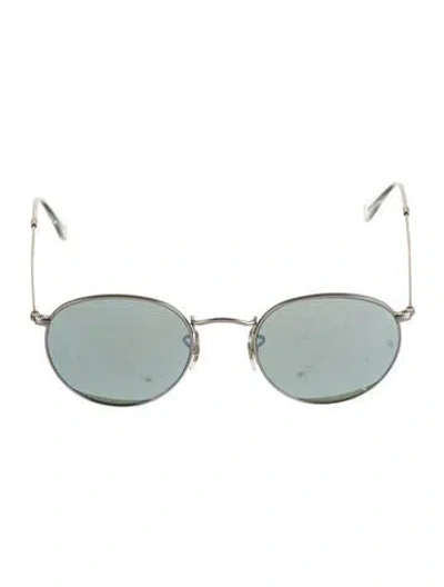 Pre-owned Ray Ban Aviator Gradient Sunglasses In Grey