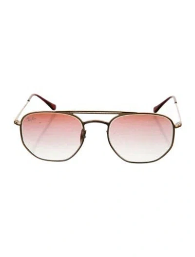 Pre-owned Ray Ban Aviator Gradient Sunglasses In Multi