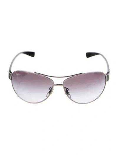 Pre-owned Ray Ban Aviator Gradient Sunglasses In Multi