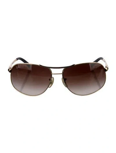 Pre-owned Ray Ban Aviator Gradient Sunglasses In Multi