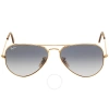 Ray Ban Aviator Havana Collection Grey Gradient Unisex Sunglasses Rb3025 181/71 58 In Grey