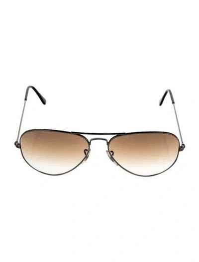 Pre-owned Ray Ban Aviator Large Metal Aviator Sunglasses In Multi