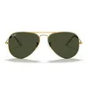 Ray Ban Aviator-frame Sunglasses In Green