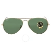 Ray Ban Aviator Large Metal Ii Green G-15 Unisex Sunglasses Rb3026 L2846 62 In Green