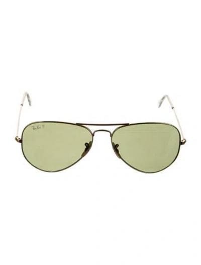 Pre-owned Ray Ban Aviator Large Metal Special Series Aviator Sunglasses In Gold