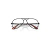 Ray Ban Aviator Max Eyeglasses Black Frame Clear Lenses Polarized 58-16