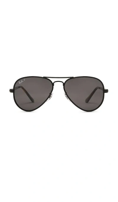 Ray Ban Aviator Max Sunglasses In Gray
