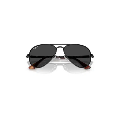 Ray Ban Aviator Max Sunglasses Black Frame Black Lenses Polarized 62-16