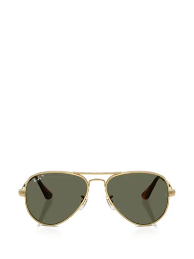 Ray Ban Aviator Max Sunglasses In Gold