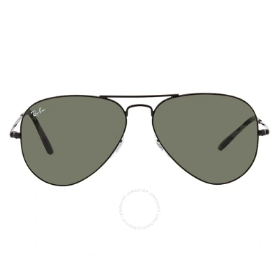 Ray Ban Aviator Metal Ii Green Classic G-15 Unisex Sunglasses Rb3689 914831 58