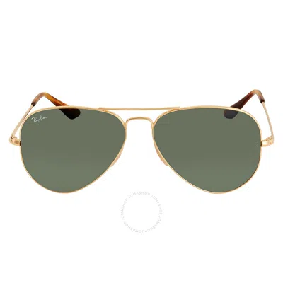 Ray Ban Crystal Green Aviator Unisex Sunglasses Rb3689 914731 58