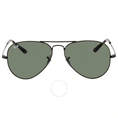 Ray Ban Aviator Metal Ii Green Unisex Sunglasses Rb3689 914831 55