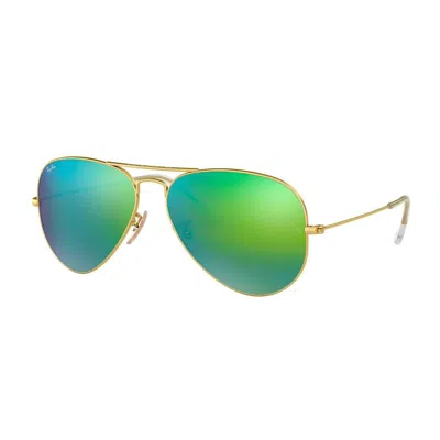 Ray Ban Ray-ban Aviator Rb 3025 Sunglasses In Green