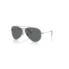 Ray Ban Aviator Reverse Sonnenbrillen Gunmetal Fassung Grau Glas Polarisiert 62-11 In Gunmetal