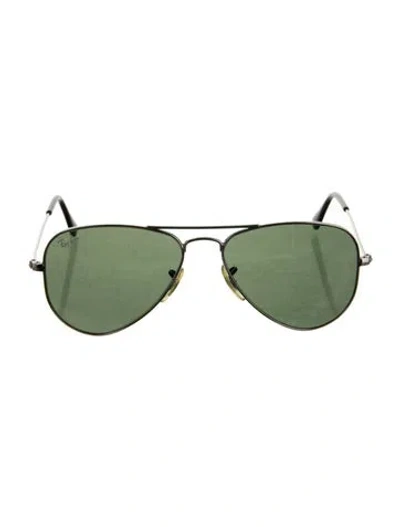 Pre-owned Ray Ban Aviator Small Metal Aviator Sunglasses In Multi