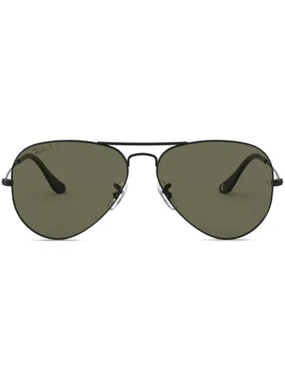 Ray Ban Aviator Sunglasses In Black