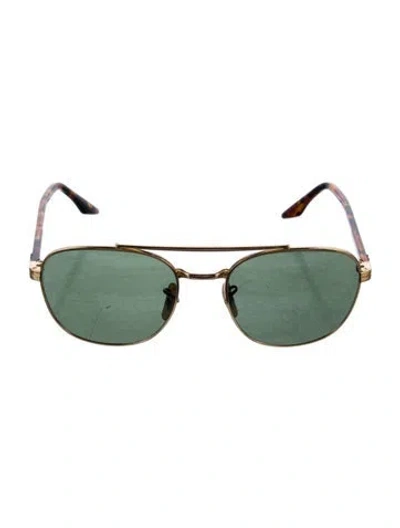 Pre-owned Ray Ban Aviator Tinted Sunglasses