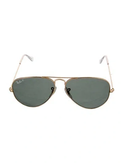 Pre-owned Ray Ban Aviator Tinted Sunglasses