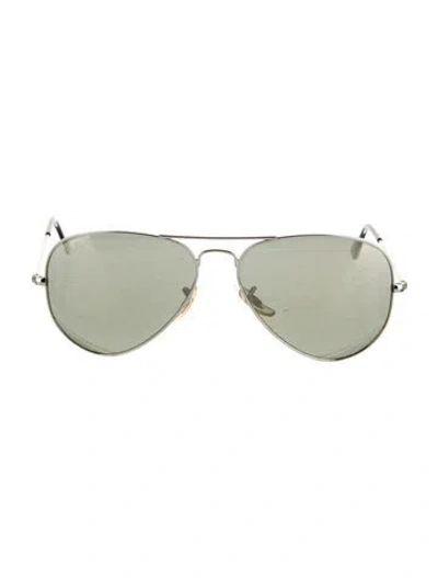 Pre-owned Ray Ban Aviator Tinted Sunglasses