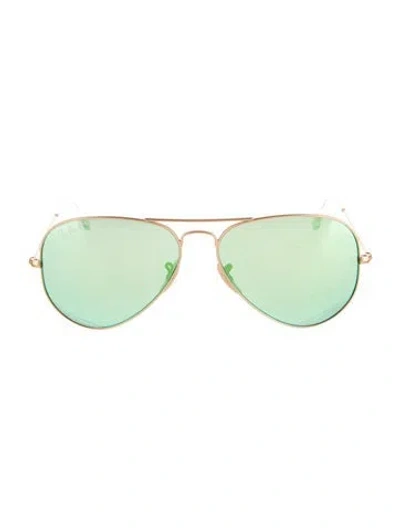 Pre-owned Ray Ban Aviator Tinted Sunglasses