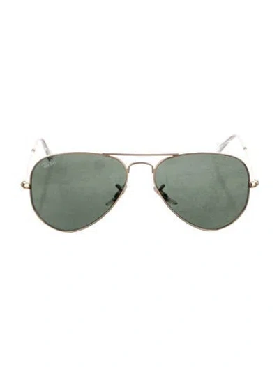 Pre-owned Ray Ban Aviator Tinted Sunglasses