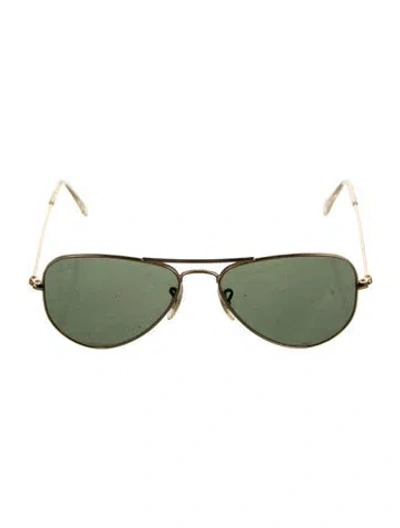 Pre-owned Ray Ban Aviator Tinted Sunglasses