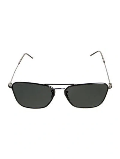 Pre-owned Ray Ban Aviator Tinted Sunglasses In Black