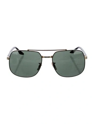 Pre-owned Ray Ban Aviator Tinted Sunglasses In Black